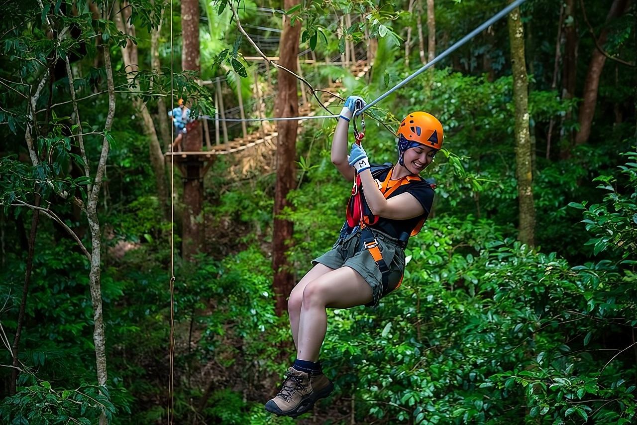 Ziplining Cape Tribulation with Treetops Adventures