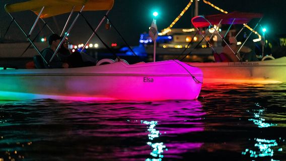 Glow Nightime Pedal Boat Rental in San Diego Bay
