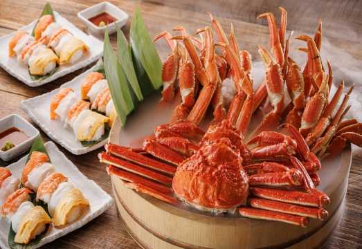Kanisabumi Nagoya Sakae: All-you-can-eat king crab and snow crab