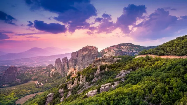 23. Meteora Sunset Viewpoint – จุดชมวิวพระอาทิตย์ตก