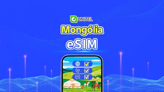 Mongólia eSIM local 5G | Chamadas locais e SMS ilimitados | Pacote de dados total | 3–10 dias | Cobrança por dias corridos | QR Code
