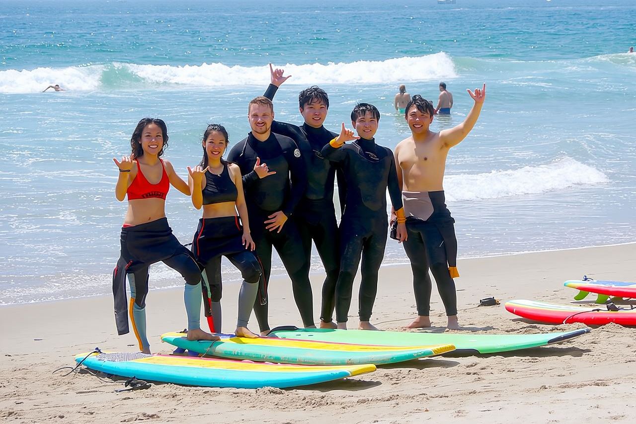 Surf Class for Beginners in Venice 