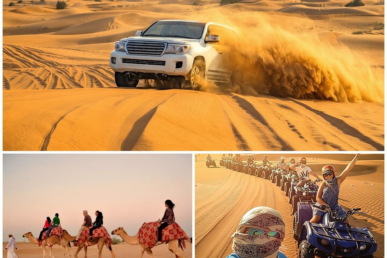 Desert Safari with Sandboarding and Inland Sea Private Tour