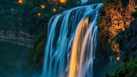 貴州貴陽--黃果樹瀑布+陡坡塘+天星橋|包車定制一日遊#