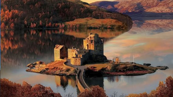 英國蘇格蘭高地一日遊愛丁堡格拉斯哥來回【普通話司導上門接送】