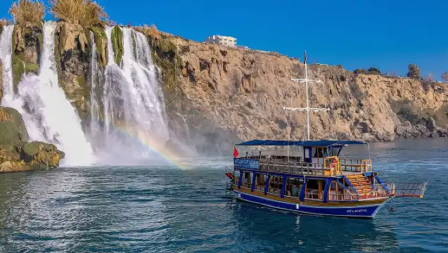 Antalya Waterfall Boat Tour With Lunch & Soft Drinks & Transfer