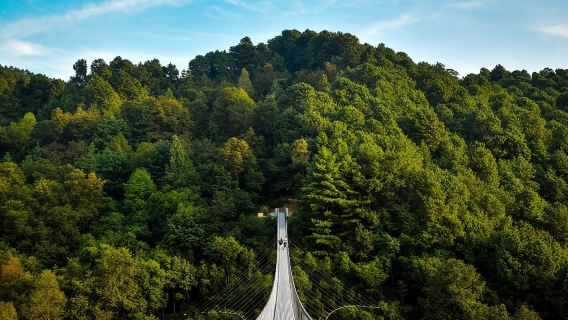 Amanecer en Nagarkot y Parque de la Paz de Buda con el puente Ranijhula