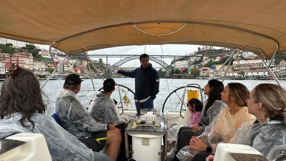 Porto: Charming Sailboat Cruise with Port Wine,Sunset Option