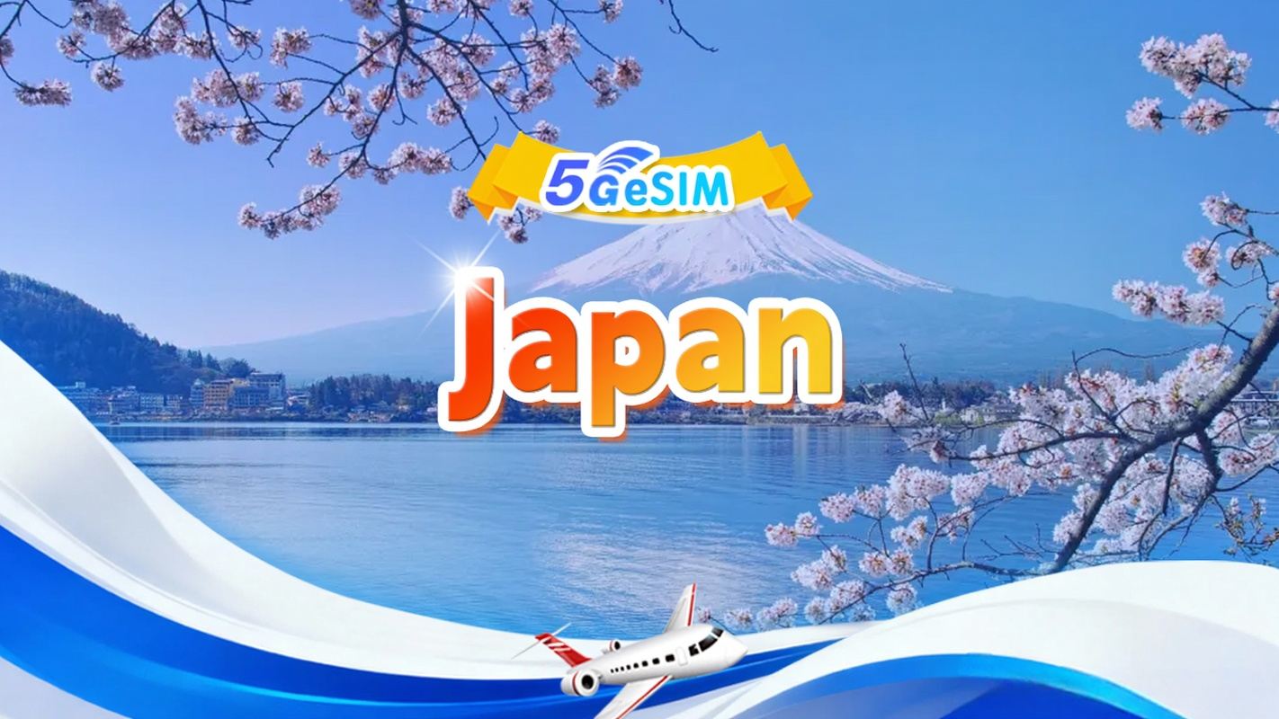 Japanse 5G eSIM | Dagpakket/Totaalpakket | 1-30 dagen | QR-code