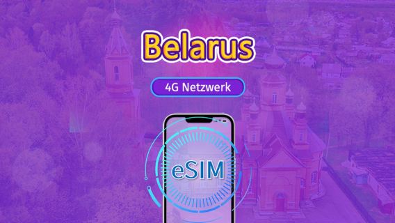 Weißrussland| 5G/4G eSIM | Gesamtpaket | 24-Stunden Abrechnung | 7–30 Tage | QR-Code