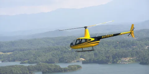 鴿子谷:煙山與湖泊直升機之旅