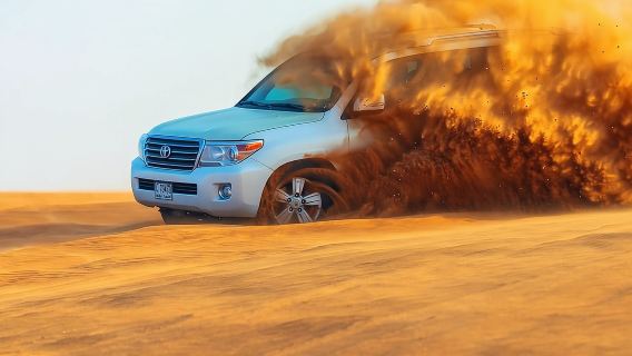 Abendliche Wüstensafari in den roten Dünen – nur für Privatpersonen – Dünenfahrt