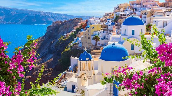 Santorini's Iconic Villages: Oia, Imerovigli & Firostefani