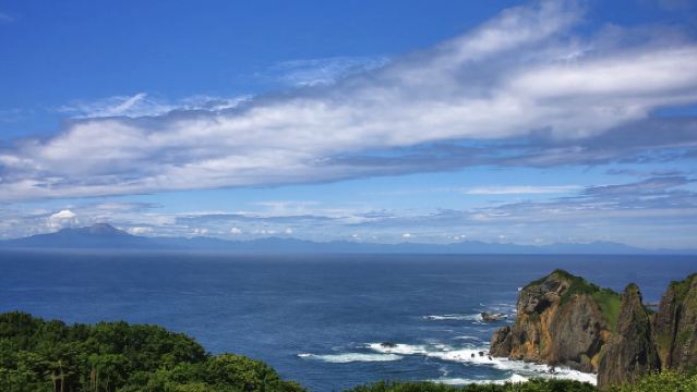 日本登別溫泉鎮-登別地獄谷-金屏風-地球岬【北海道中文專車】