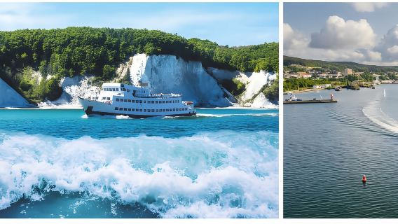 Rügen: Bootsfahrt zur Kreideküste und zum Königsstuhl