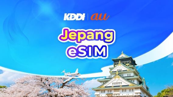 Jepang au KDDI 5G eSIM | TikTok & ChatGPT Tersedia | Paket harian/Paket data total | 3-31 Hari | Penagihan per hari kalender | Kode QR