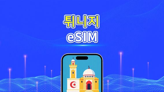 튀니지 eSIM | 4G | 일일/총 데이터 패키지 | 1–30일 | 24시간 과금 | QR 코드
