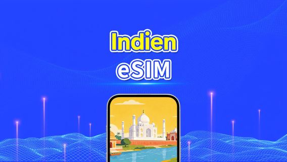 Indien 4G eSIM | Multinetværksdækning | Dagligt/Total datapakke | 1–30 dage | Kalenderdagsfakturering | QR-kode