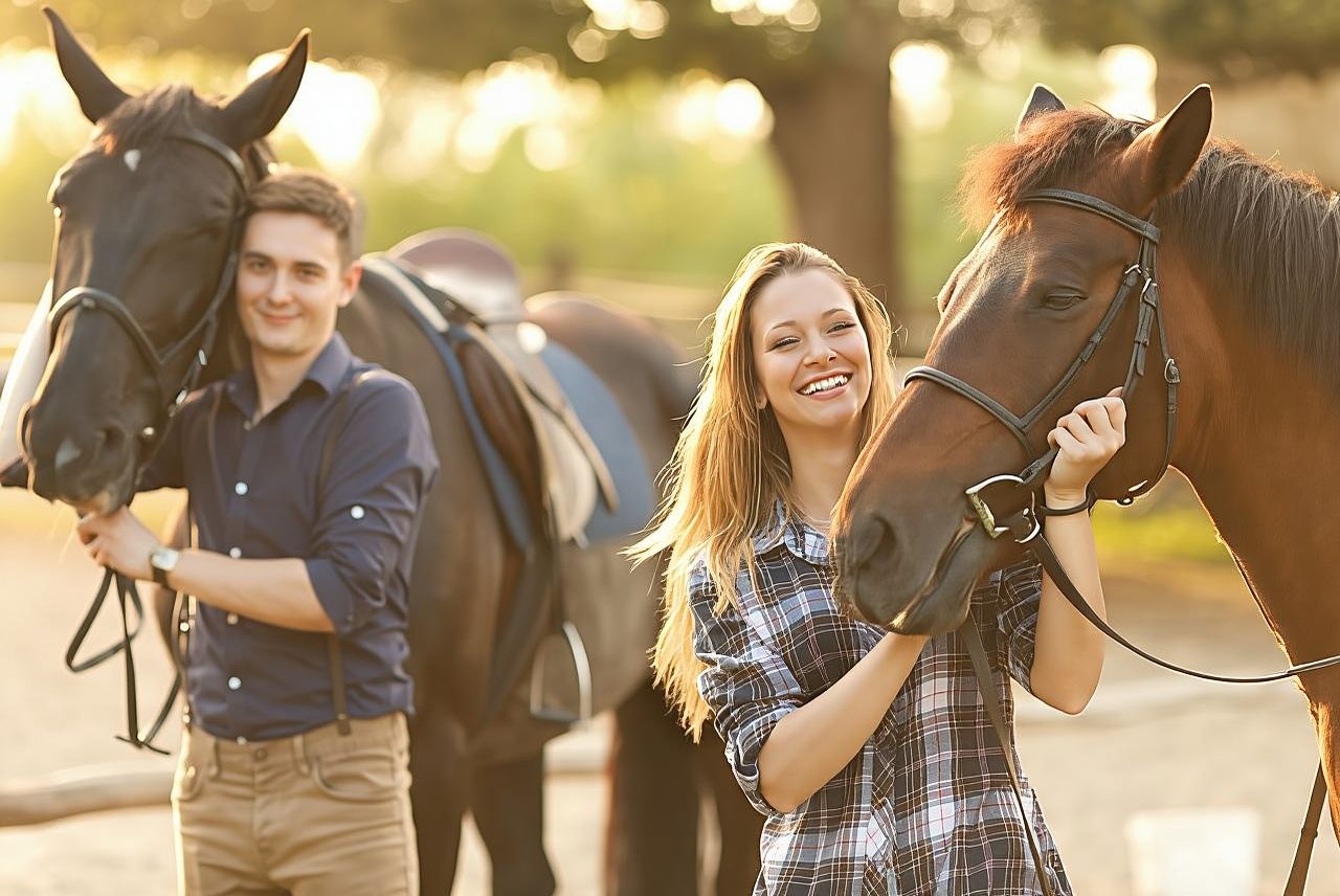 Esperienza di equitazione di 2 ore ad Agadir con prelievo