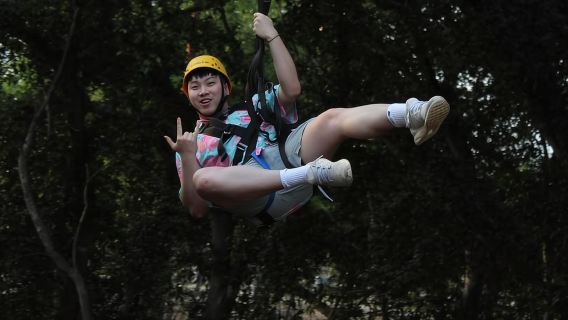 6 zipline Ziplining experiences in Coral Crater Park, Oahu, USA 82613