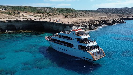 Cruise with lunch & Swimming Stops on Ayia Napa's biggest boat