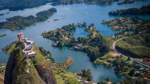 Visit Guatapé, El Peñol, El Retiro & Tekendamita Waterfall
