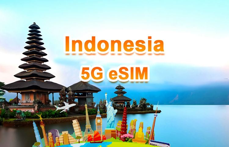 印尼 5G eSIM | 日用包/總量包 | 1-30天 | QR code
