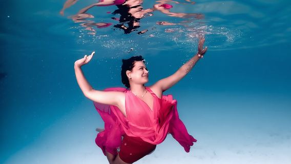 Underwater and Drone photoshoot in Maldives