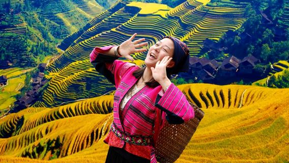 【8人團/私家團】桂林龍脊梯田-金坑梯田+黃洛瑤寨一日遊