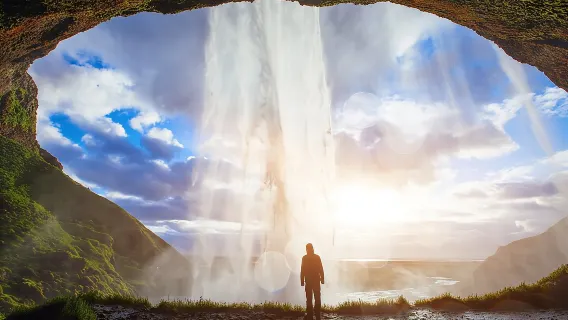 Iceland South Coast 1-day tour: Waterfalls, Glaciers, and Black Sand Beaches|Optional small group tour or sky hot spring