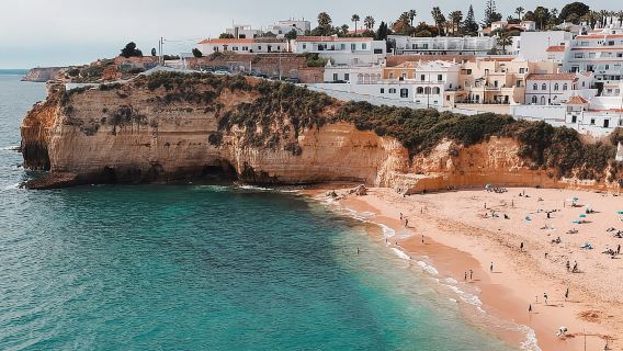 Desde Faro: tour de día completo a la cueva de Benagil, Marinha y Carvoeiro