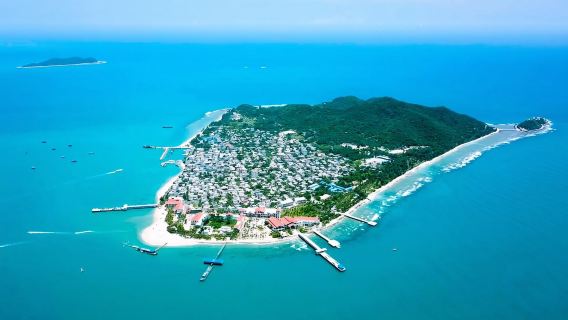 【含門船票專車接駁】三亞西島+天涯海角+椰夢長廊一日遊