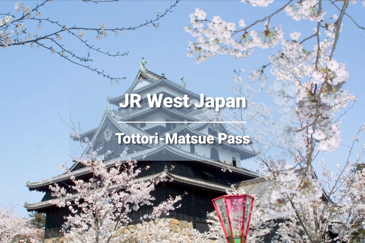 JR PASS Tottori-Matsue Area Rail Pass 3 Days (e-ticket)