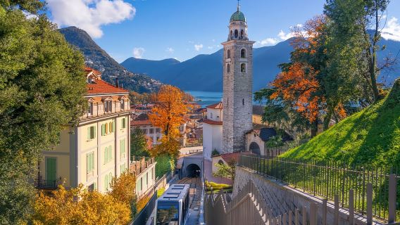 Milano: gita di un giorno al Lago di Como, Lugano e Bellagio con crociera in barca