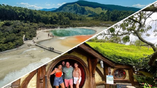 Hobbiton & Rotorua including Waiotapu Day Tour from Auckland