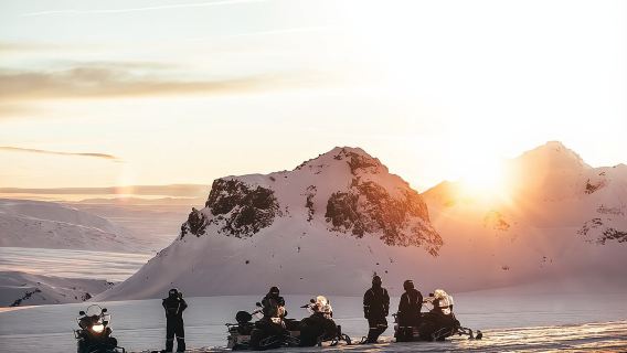 Golden Circle Super Jeep Adventure with Snowmobiling on Glacier