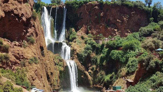 Escursione di un giorno alle cascate di Ouzoud da Marrakech con gita in barca!
