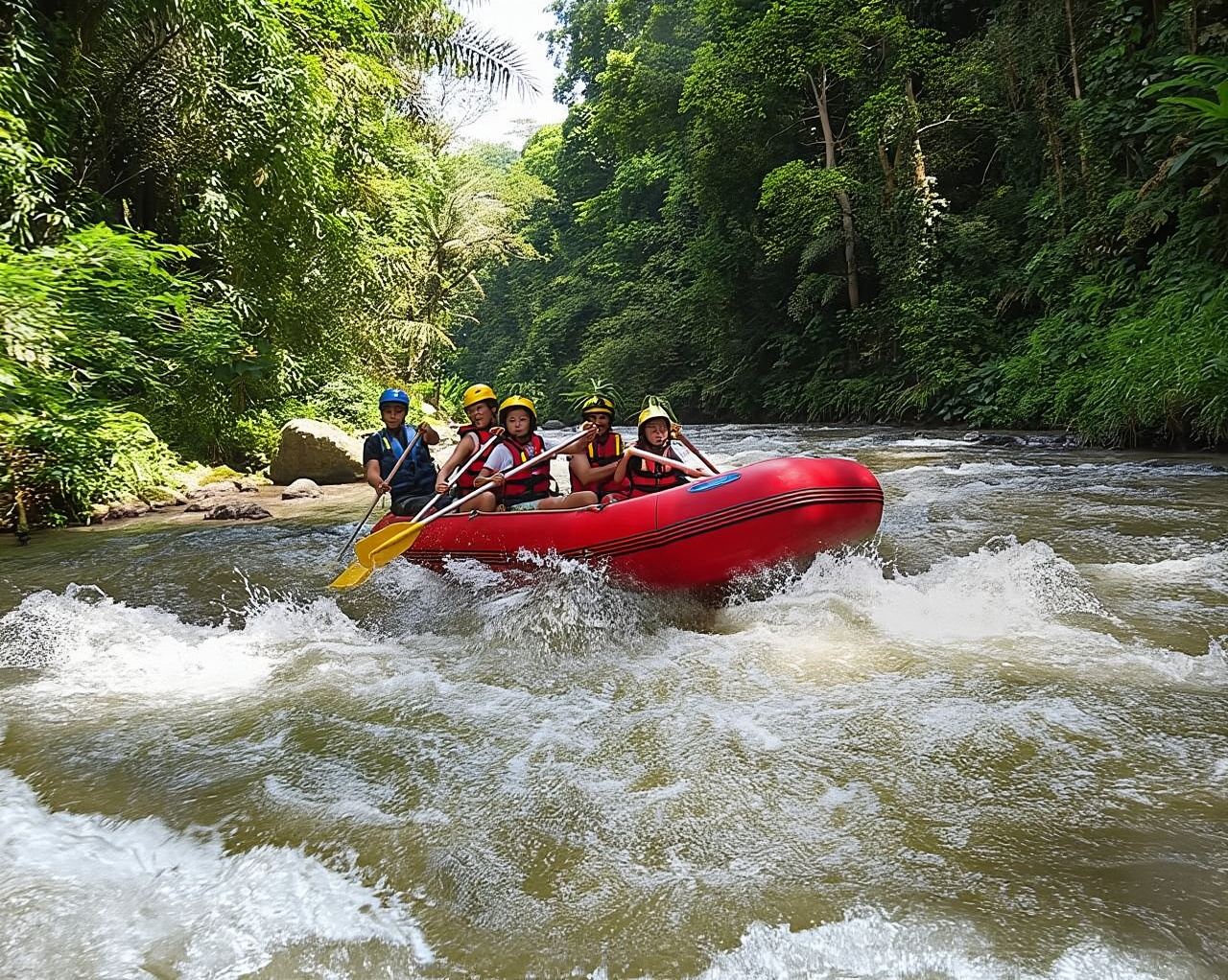 2-Hour Ayung River Rafting & Kayaking Adventure [Rapids Challenge & Rainforest Exploration|Ayung River Rafting in Ubud, Bali - Unlock Your Tropical Adventure DNA