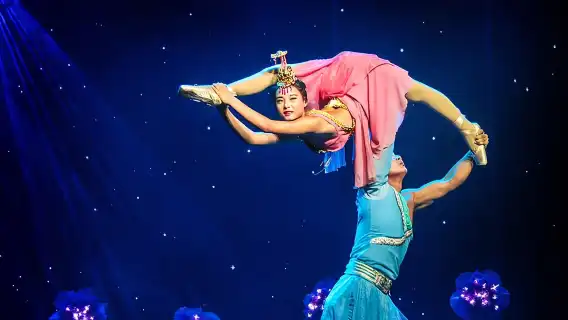 Beijing Evening Acrobatic Show in Red Theater + Private Transfer