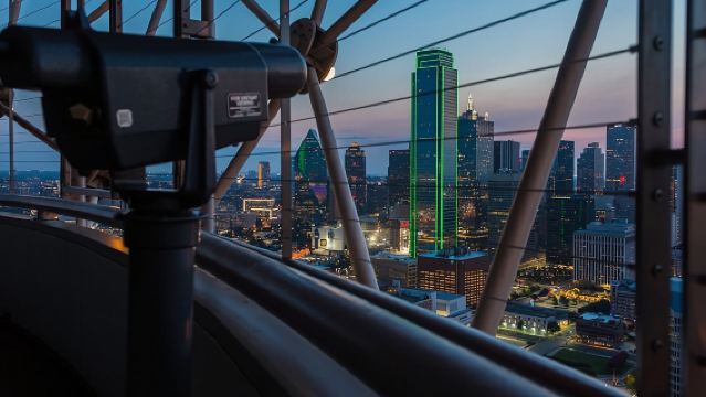 Biglietto di osservazione GeO-Deck della Reunion Tower di Dallas
