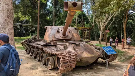 胡志明古芝地道半日遊【可實彈射擊+酒店接送+普通話/英文導遊】