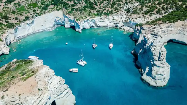 Full-Day Small-Group Cruise in Milos & Poliegos with Lunch