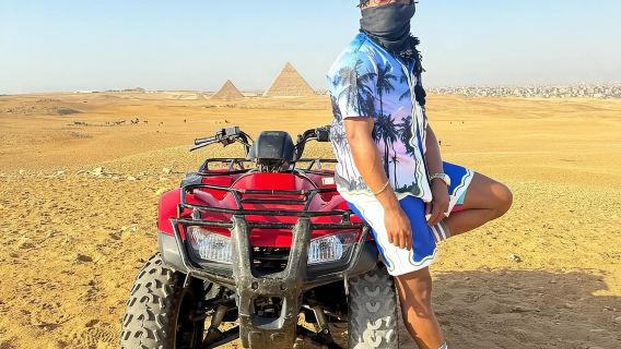 Giza Pyramids, Camel ride, Shopping with ATV Quad bike.