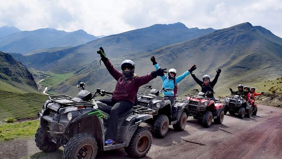 Rainbow Mountain In Quad Bike