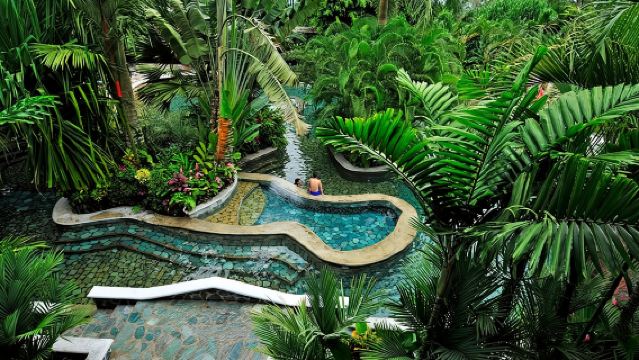 Arenal Volcano and Thermal Hot Springs from San Jose