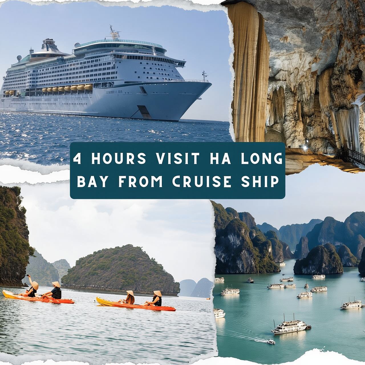 Dal porto crocieristico di Ha Long: tour in barca di 4 ore nella baia di Ha Long