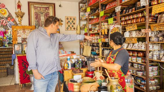 From Oaxaca de Juarez: Hierve el Agua and Mezcal Distillery