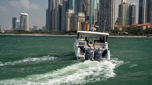 Luxury Yacht Cruise: Explore Dubai Iconic Sights in Style Transport Passes 7