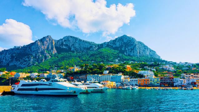 Panoramic day tour to Capri, Italy | Includes round-trip ferry and island minibus + tour guide service