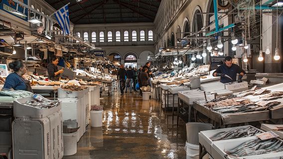 Lawatan Jalan Kaki Kumpulan Kecil Makanan Gourmet Athens